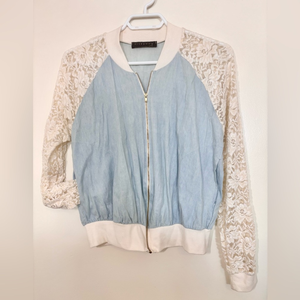 MilkyWay Lace Arms Cardi